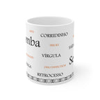 White Casa M&O homeware mug inspired by Kizomba and Semba dance flow