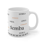 White Casa M&O homeware mug inspired by Kizomba and Semba dance flow