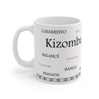 White Casa M&O homeware mug inspired by Kizomba and Semba dance flow